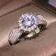 Bague en pierre précieuse diamant couleur or 18 carats pour femme matiques fines bijoux naturels