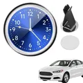 Horloges de voiture Shoous horloge automobile mini horloge montre analogique portable ornements