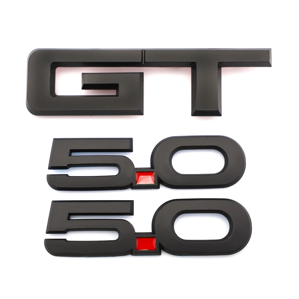 Autocollant de voiture 3D ABS GT＋5.0, accessoires de voiture, outils de voiture, adapté à tous les modèles, décoration, accessoires de voiture Toyota Mercedes Amg
