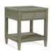 Birch Lane™ Jandre 1 - Drawer Wicker/Rattan Nightstand Wood/Glass in Gray/Yellow | Wayfair 9200E2FFE02544E4AF190C650A0A5A4E