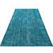 Blue 102 x 58 x 0.4 in Area Rug - Lofy Rectangle Atina Rectangle 4'9" X 8'6" Wool Indoor/Outdoor Area Rug | 102 H x 58 W x 0.4 D in | Wayfair