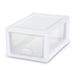 Sterilite Clear & Plastic Storage Bin w/ One Drawer Plastic in White | 6 Quart | Wayfair 18 x 20518006