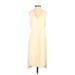 Rag & Bone Casual Dress - Shift Plunge Sleeveless: Ivory Solid Dresses - Women's Size 0
