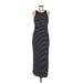 Gap Casual Dress - Midi: Black Stripes Dresses - Women's Size Medium