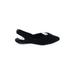 AK Anne Klein Flats: Black Solid Shoes - Women's Size 6 - Almond Toe