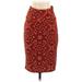 Lularoe Casual Pencil Skirt Long: Burgundy Bottoms - Women's Size Small
