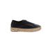 Alexander Wang Flats: Slip On Platform Bohemian Black Solid Shoes - Women's Size 41 - Almond Toe
