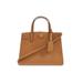 Robinson Logo Plaque Pebbled Satchel Bag