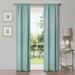 2 Pcs Thermal Insulated Grommet Solid Blackout Curtains 26 x84 Green Lily