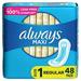 Always Maxi Feminine Pads For Women Size 1 Regular Absorbency Without Wings Unscented 48 Count