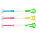 3 Pcs Baby Tongue Cleaner Plastic Scraper for Adults Aldult Detergent Dental Plaque Silicone Spatula Turner