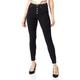 ONLY Damen Onlwauw Hw Fly But Poc Skin Dnm, Washed Black, L / 34L