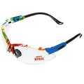 Spits Eyewear Cougar Mirrored Safety Glasses 22 Limited Edition Frame Colors (Frame Color: Splash Paint Lens Color: Clear Mirror)