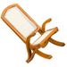 Mini Wooden Folding Beach Chair Longue Mini House Deck Chair Micro Landscape Beach Chair