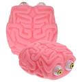 2 Pcs Vent Spoof Eye Popping Brain Soft Rubber Toy 2pcs Decor Vinyl Brain Horror Props Cartoon Squeeze Toys Student