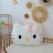 Big 80cm Hello Kitty Plush Toys Sanrio Anime Peripherals Hello Kitty Blanket Kt Cat Stuffed Dolls Decoration Pillow Toy Gift