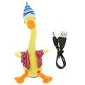 Dancing Duck Toys Dancing Animal Toy Electric Dancing Glow Duck Plush Duck Toy Stuffed Animals Recordable Toy Child