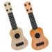 2 Pcs Mini Ukulele Guitar Toys Kid Simulation Model Kids Musical Instruments Guitars Toddler Baby