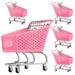 4 Pcs Shopping Cart Miniature Supermarket Trolley Miniature Supermarket Cart Desk Storage Toy