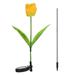 Solar Tulip Lantern Outdoor Lights Flower Path Insert Ground Power Park Garden LED Lamp Creative Pathway