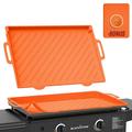 Silicone Griddle Mat for Blackstone Grill â€“ Heavy Duty & Food Safe â€“ 28 /36 â€“ Outdoor Large Blackstone Cover â€“ 28 Inch Griddle Full Protection â€“ Blackstone Grill Cover â€“ 28â€� Full Cover â€“ Orange