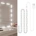 Dadypet Lamp string Makeup Mirror Touch Vanity Mirror Dimmable Touch Vanity Mirror 30LEDs Dimmable 10 PCS LED Mirror USB Cable USB Cable LED Mirror Mirror USB Vanity Mirror Mirror Cable LED Mirror