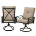 Outdoor Swivel Chairs Patio Chair Rocker with Cushion (Set of 2)