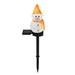 Snowman Lawn Light Solar Pathway Christmas Stakes Lights Garden LED Lamp Decorative Ornament