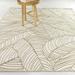 Balta Sonia Tropical Leaf Indoor/Outdoor Area Rug 5 3 x 7 - Cream