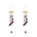 2 Pack Wind Chime Gift Outdoor Wind-Bell Balcony Hanging Decor Home Window Vintage Stained Glass