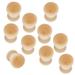 12 Pcs Wooden Egg Tray Playset Decor Decorative Stand Cup Shaped Holder for Boiled Eggs Easter DIY Craft Blank Child