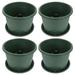 4 Sets Root Control Pots House Plants Delicate Flower Holders Orchid Pot with Holes Indoor Flower Holders Flower Pots