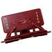 Bookshelf Holder Temple Chant Supply Shelves for Office Table Top Frosted Bracket Wood Carving