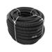 Widealiff Garden Laundry Portable Reusable 32mm Diameter Hose Replacement Swimming Pool Water Pump Spiral-wound Tube Pipe Black 6m