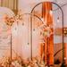 Metal Arch Backdrop Stand Wedding Balloon Arched Frame With Water Injection Base For Birthday Party Bridal Baby Shower Ceremony Decoration