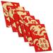 5 Packs Red Envelope 2024 Year Red Envelopes Chinese Style Lucky Money Envelopes Cash Envelopes Random Style