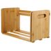 Book Shelves for Office Desks Binder Organizer Holder Newspaper Organizer Desk Organizer Shelf Bookshelf Folder Bamboo Student Office