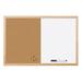MYXIO Cork & Dry Erase Combo Board 24 x 36 Dry Erase White Board/Cork Bulletin Board Combo Pine Wood Frame