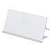 30Pcs 82x44mm Glass Shelf Label Holder Plastic Clear Shelf Label Holder Fit 15-18mm Wood Glass Shelves 30 Pack