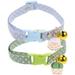 2 Pcs Cat Collar Breakaway Necklace Choker Necklaces for Girls Boy Collars Male Cats Baby