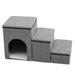 Pristin Sleeping nest Durable Stairs Pet Ramp Small Stairs Pet Pet Stairs Non-Slip Ramp Pet Stairs or Wat erloo Pet