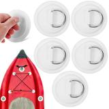 5 Pcs Kayak Safety Gear Fleximatic PVC D Ring Pad PVC D Ring Patch Surfboard Mounting Hooks Paddle Board D Ring Patch