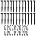 20 Pcs Nail The Ground Tents Black Gardening Pegs Camping Ground Stake Inflatable Stakes Camping Tent Stakes