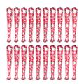 20 Thunder Sticks Foil Aluminum Foil Cheering Team Boom Sticks Noisemakers for Cheering Baseball Basketball Football Party Accessories