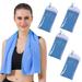 4 Packs Cooling Towels for Neck Cooling Towel (40 x 12 ) Microfiber Towel Soft Breathable Chilly Towel for Yoga Sport Gym Workout Camping More Activities