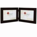 Dark-Walnut Gallery Double Hinged 6x4 frame by Lawrence Frames - 4x6