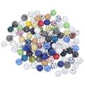 100 Pcs Diamond Beaded Decor Craft Beads Charms DIY Craft Beads DIY Loose Beads Jewelry Making Charms