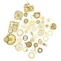 40Pcs Retro Punk Gears DIY Bag Charms Watch Dial Charms Metal Gear Charms for DIY (Mixed Style)