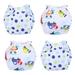 PENGXIANG 4Pcs Training Pants for Boys Girls Toddlers Baby Potty Training Cotton Absorbent Training Pants Unisex Toddler Pee Pants for Boys & Girls(2 * Blue Dots+2 * Cars)