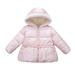 Cathalem Big Kid Coat Toddler Coats Juniors Jacket Toddler Baby Boys Girls Patchwork Padded Jacket Winter Warm Clothes (Red 2-3 Years)